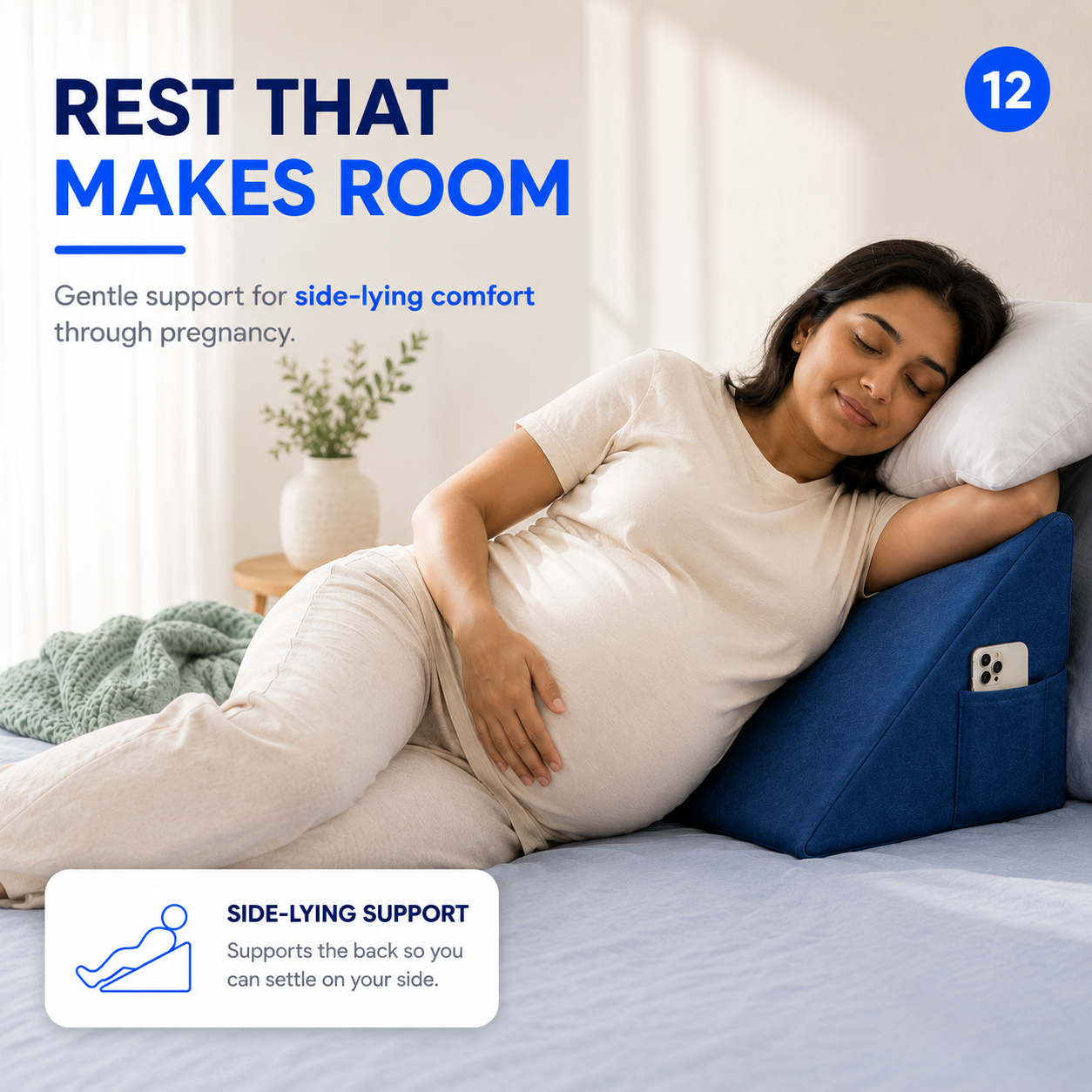 Mattressoo® Elevate Wedge Pillow | Memory Foam Wedge Support