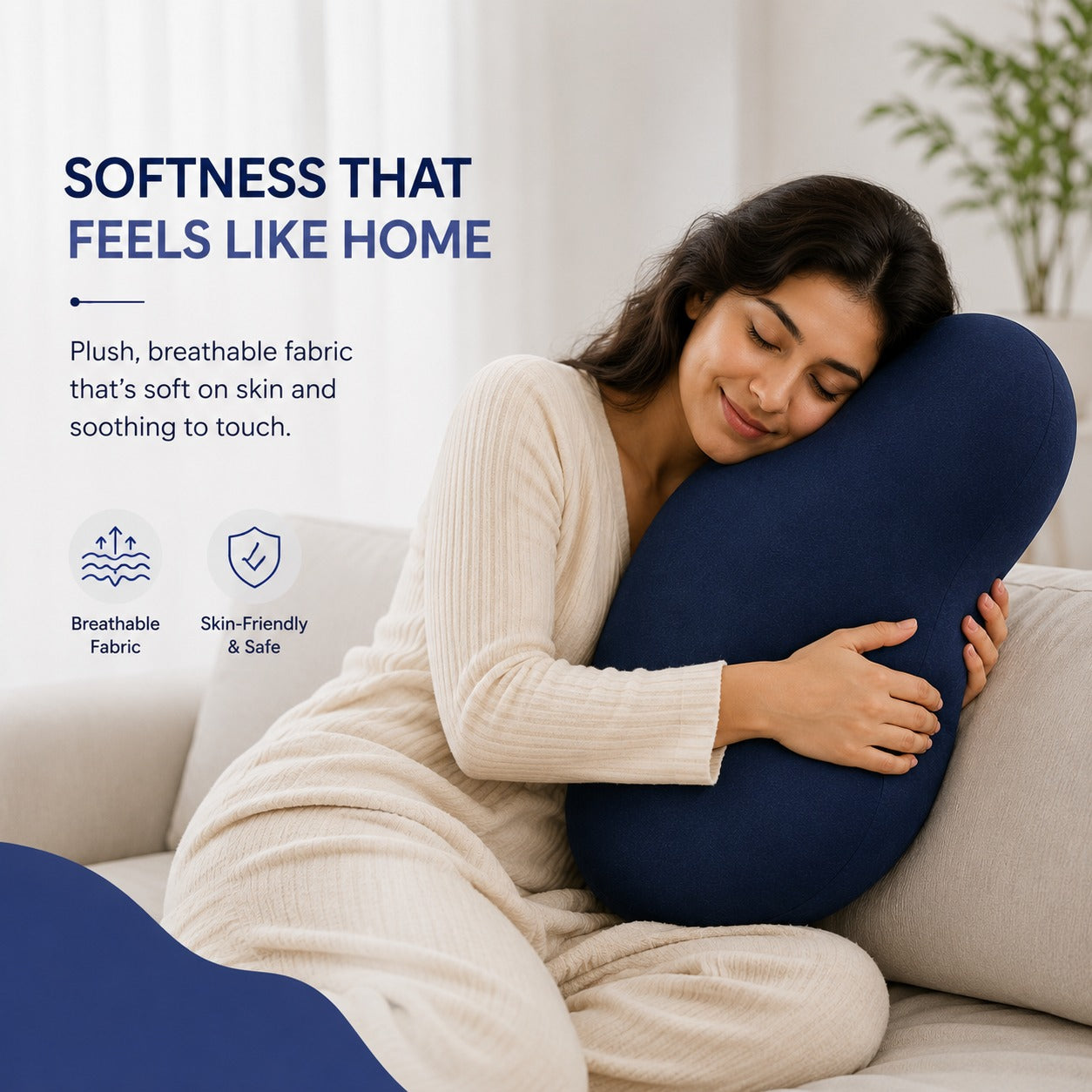 Mattressoo® Cuddle Buddy Pillow | Full Body Hug Pillow