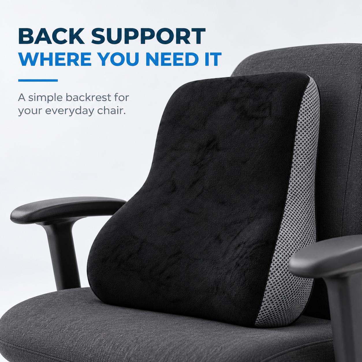 Mattressoo® Comfort Curve Backrest | Lumbar Support Cushion